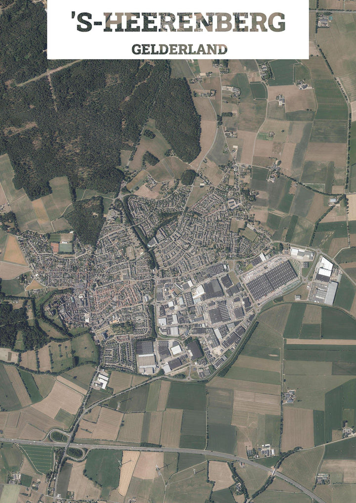 Luchtfoto van 's-Heerenberg