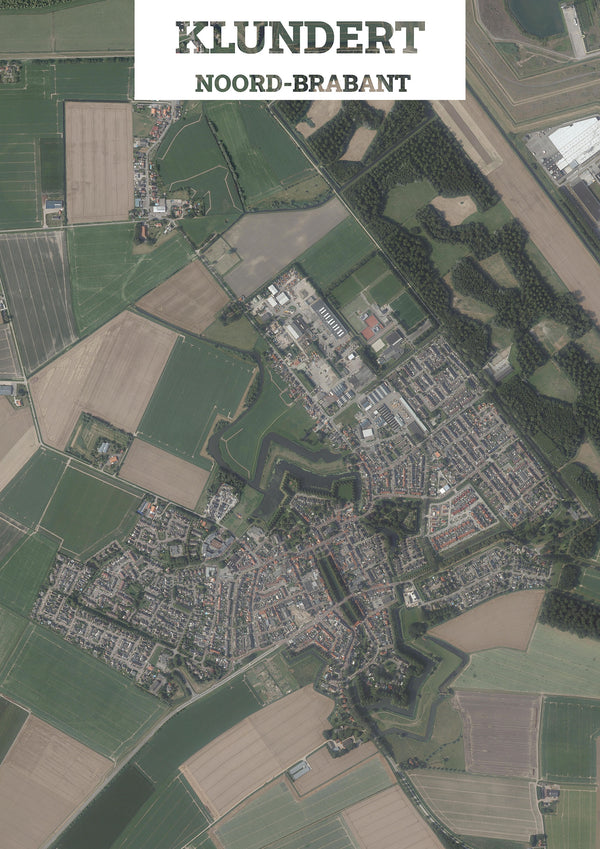 Luchtfoto van Klundert