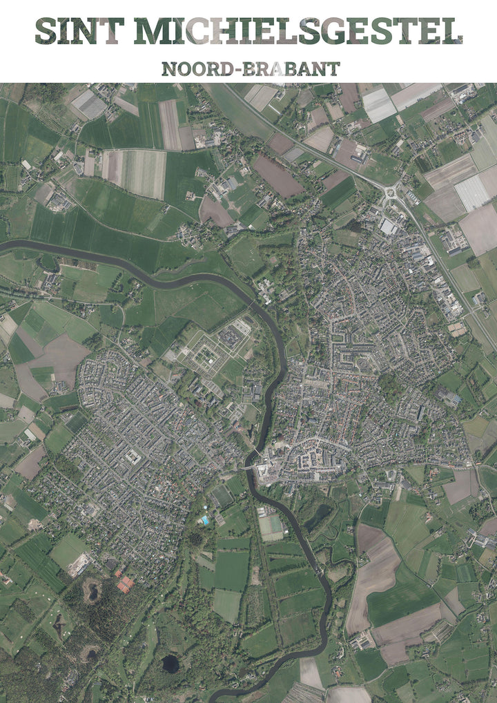 Luchtfoto van Sint Michielsgestel