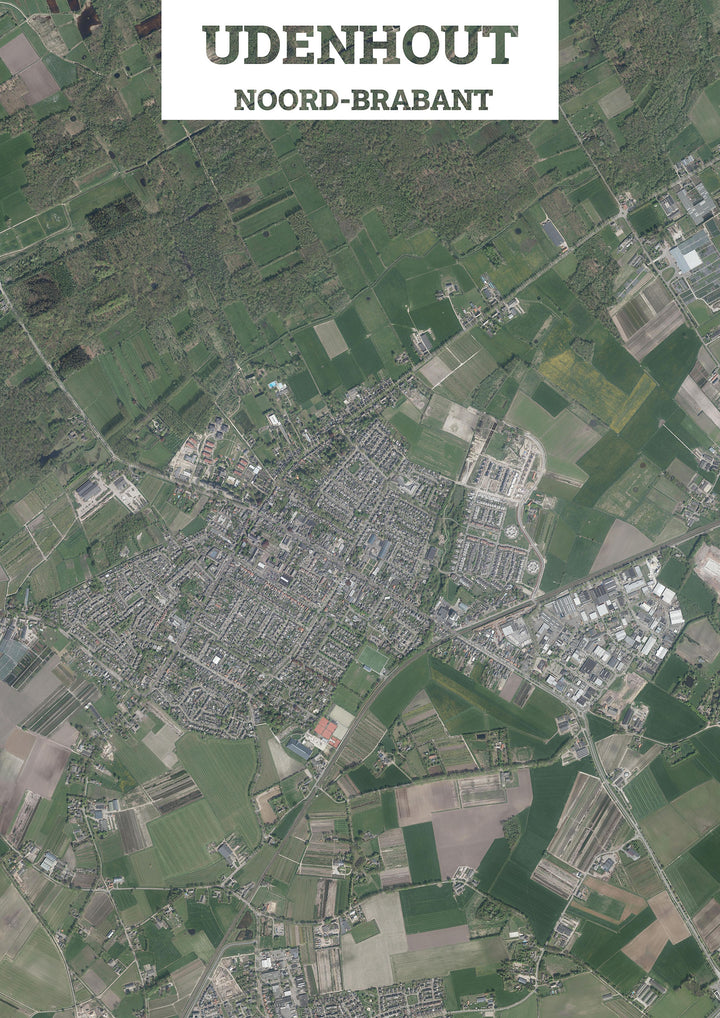 Luchtfoto van Udenhout