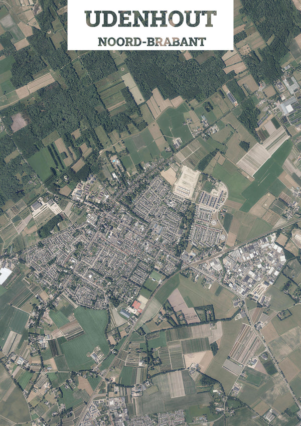 Luchtfoto van Udenhout