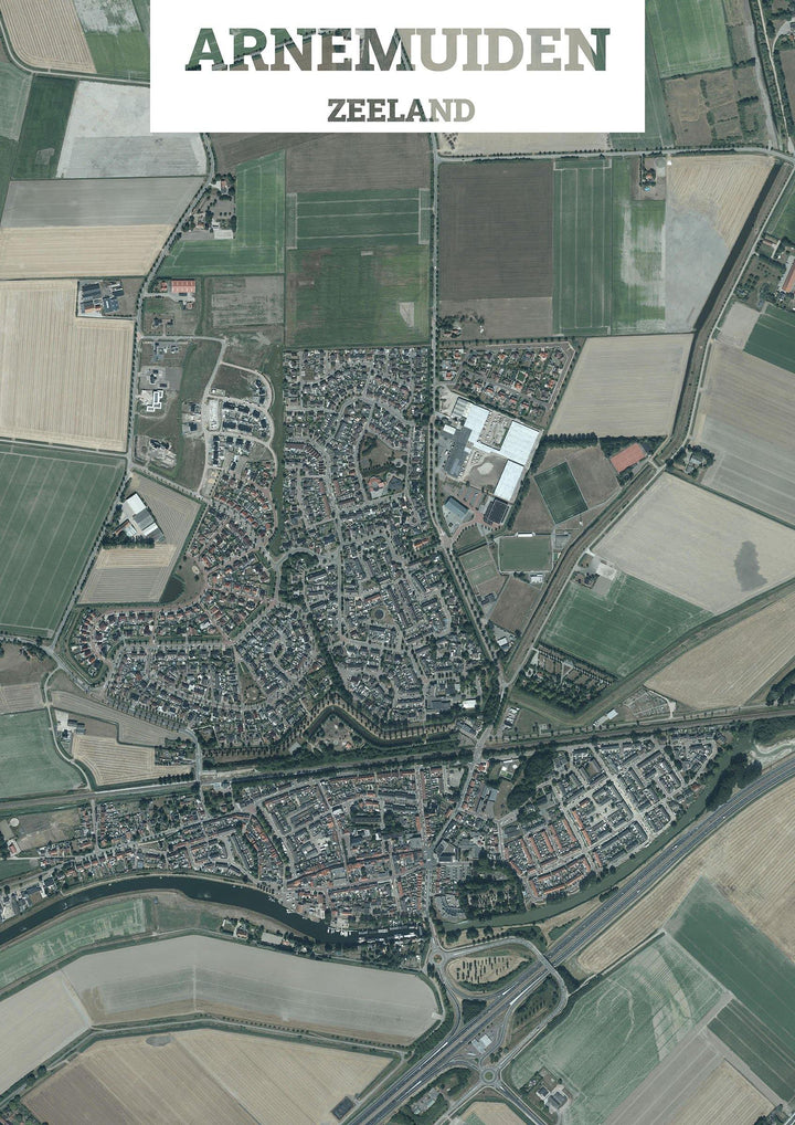 Luchtfoto van Arnemuiden