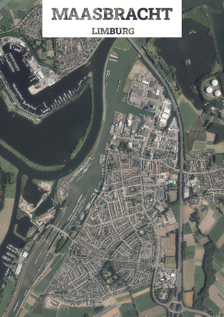 Luchtfoto van Maasbracht
