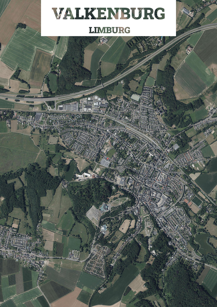 Luchtfoto van Valkenburg