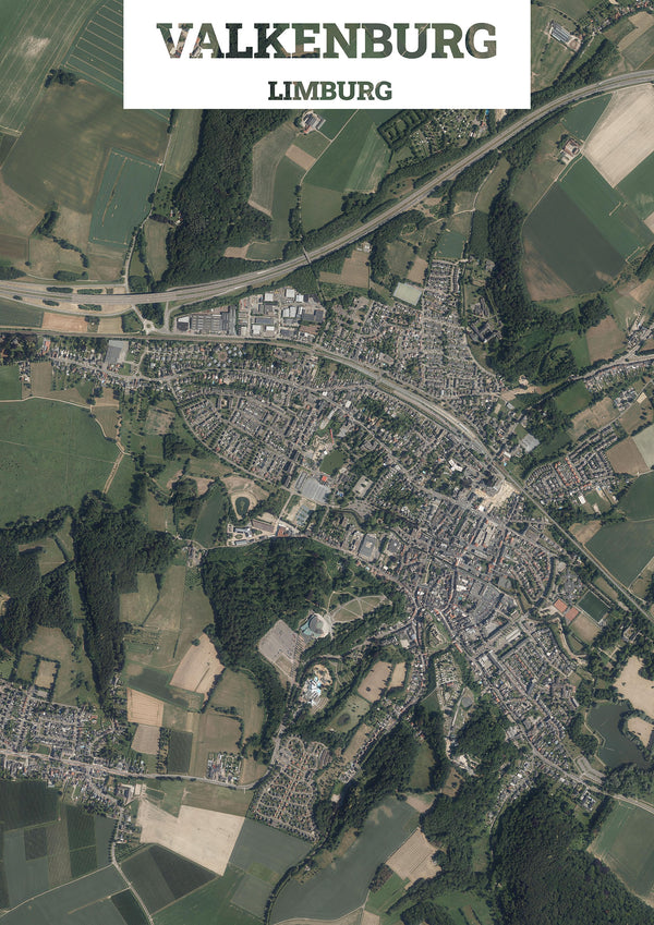 Luchtfoto van Valkenburg