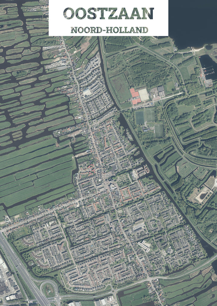 Luchtfoto van Oostzaan