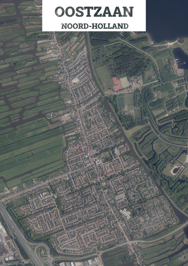 Luchtfoto van Oostzaan