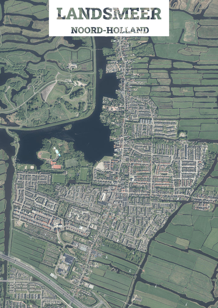 Luchtfoto van Landsmeer