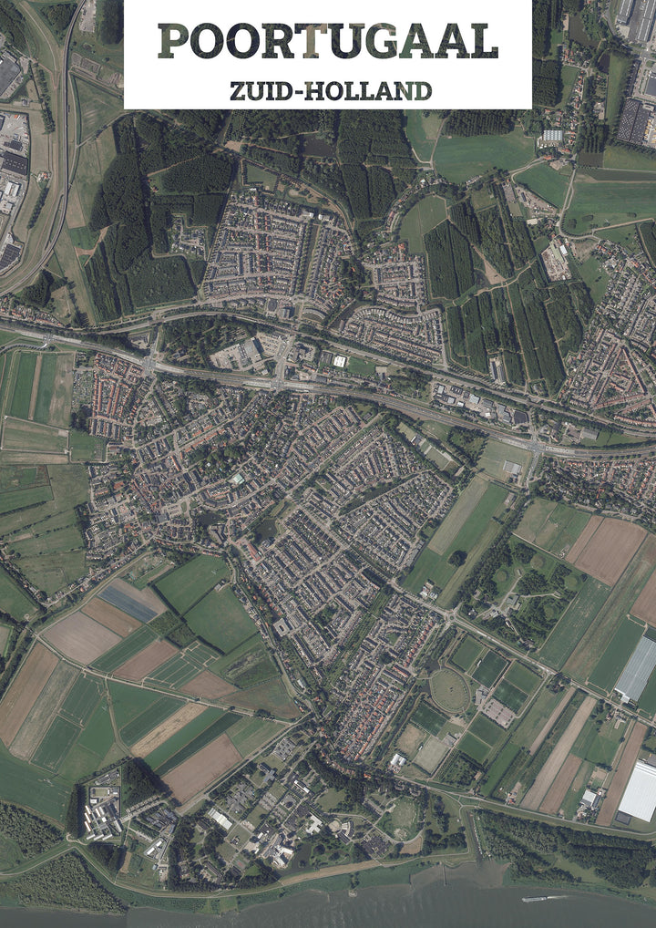 Luchtfoto van Poortugaal