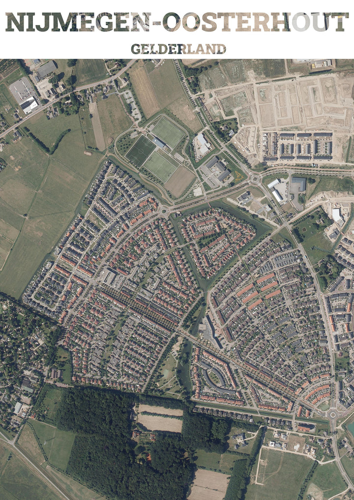 Luchtfoto van Nijmegen-Oosterhout