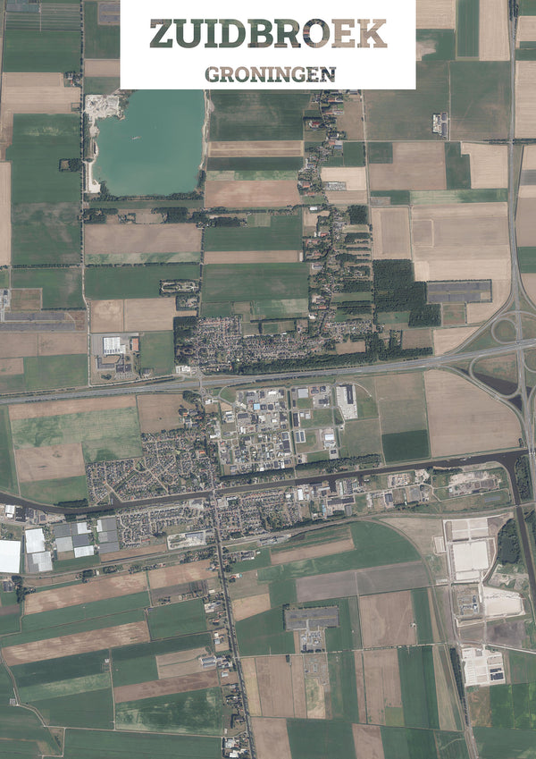 Luchtfoto van Zuidbroek