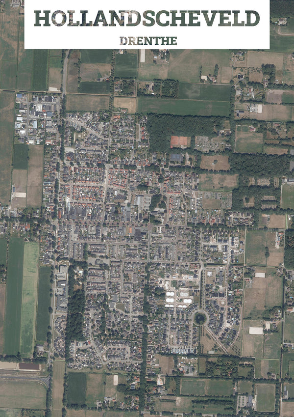 Luchtfoto van Hollandscheveld