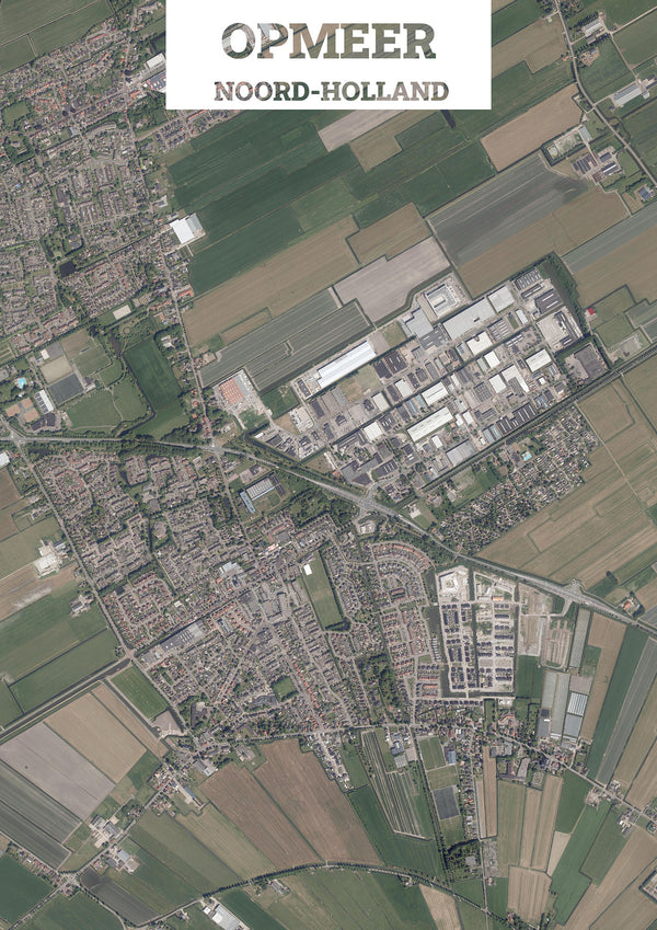 Luchtfoto van Opmeer