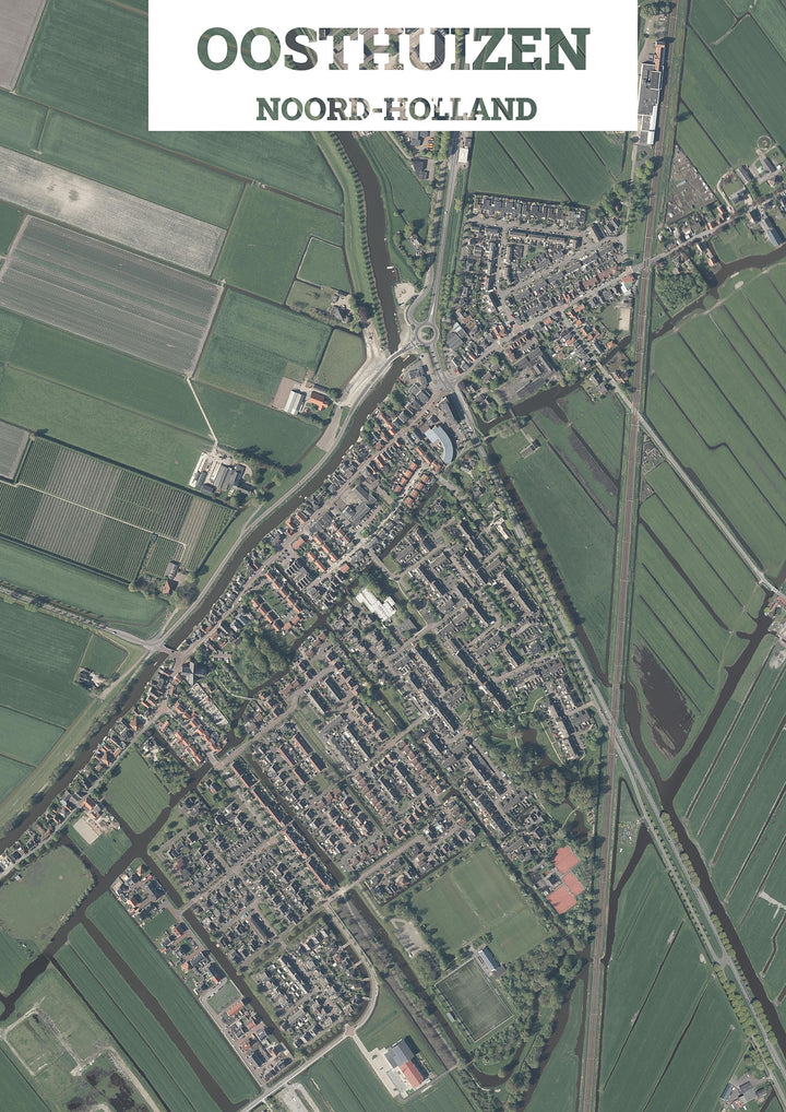 Luchtfoto van Oosthuizen