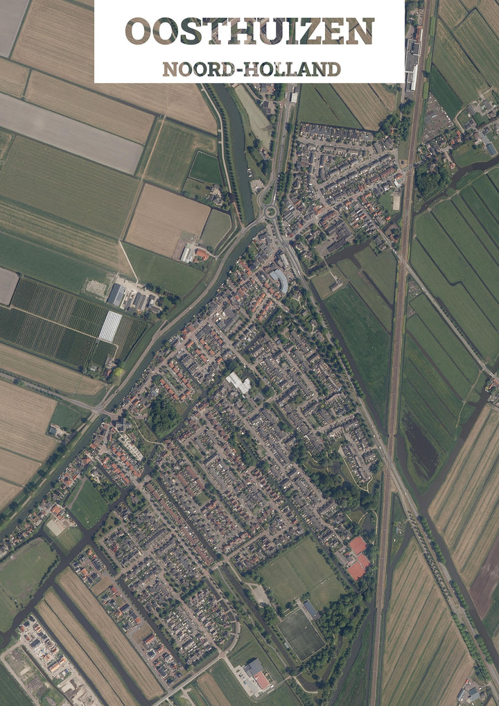 Luchtfoto van Oosthuizen