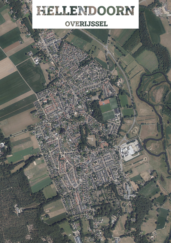 Luchtfoto van Hellendoorn