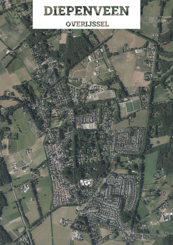 Luchtfoto van Diepenveen
