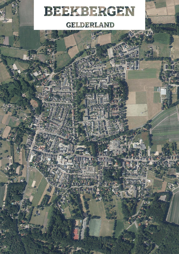 Luchtfoto van Beekbergen