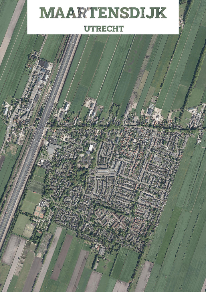 Luchtfoto van Maartensdijk