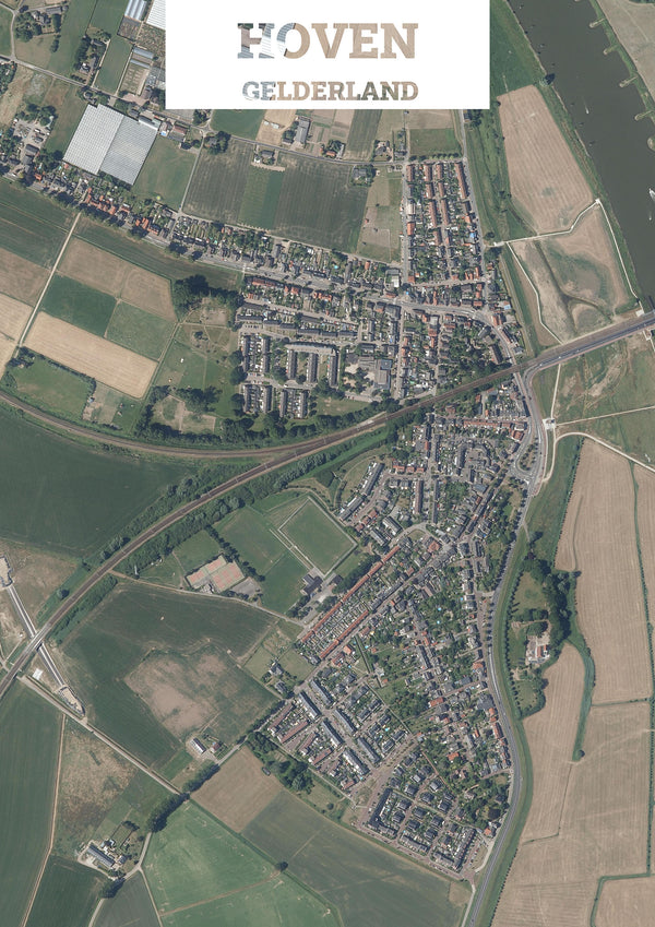 Luchtfoto van Hoven