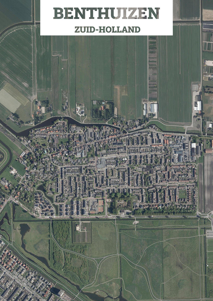 Luchtfoto van Benthuizen