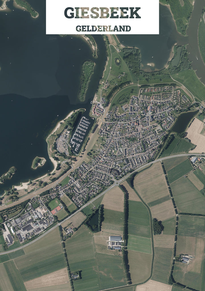 Luchtfoto van Giesbeek