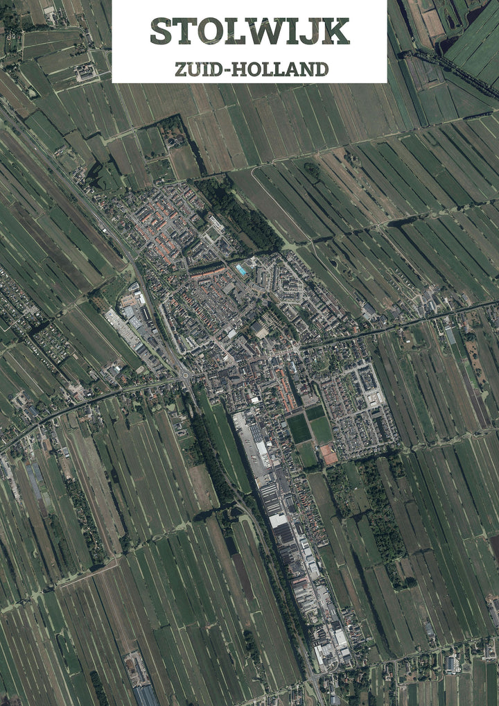 Luchtfoto van Stolwijk