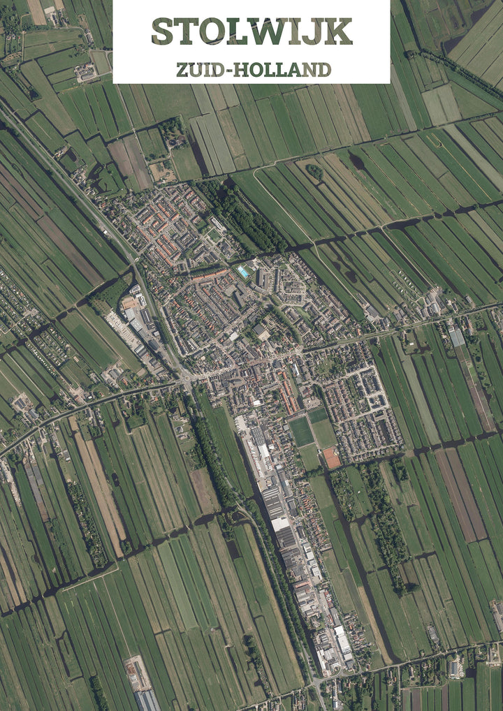 Luchtfoto van Stolwijk