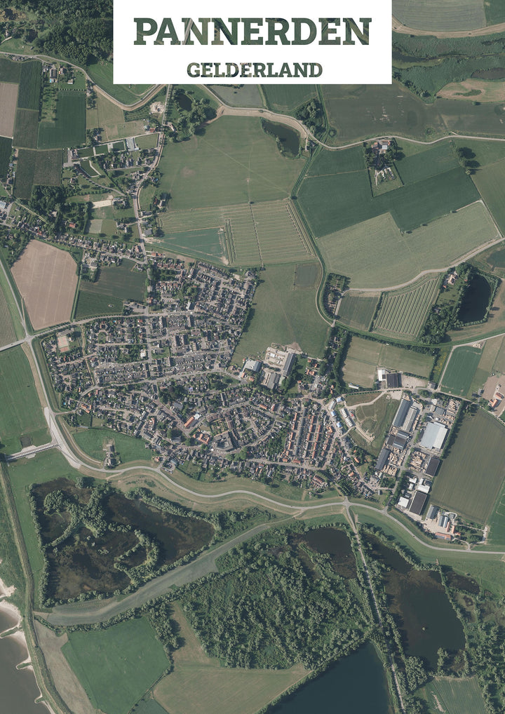 Luchtfoto van Pannerden