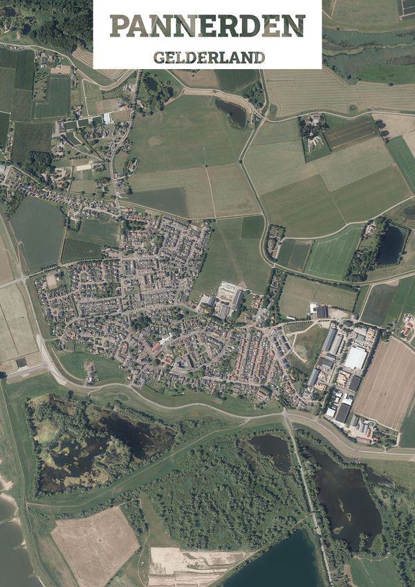 Luchtfoto van Pannerden