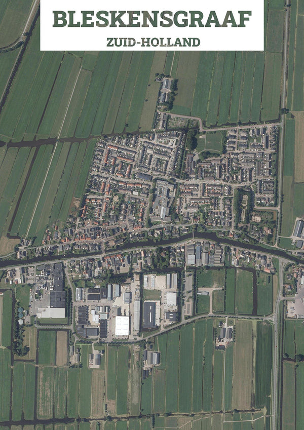 Luchtfoto van Bleskensgraaf