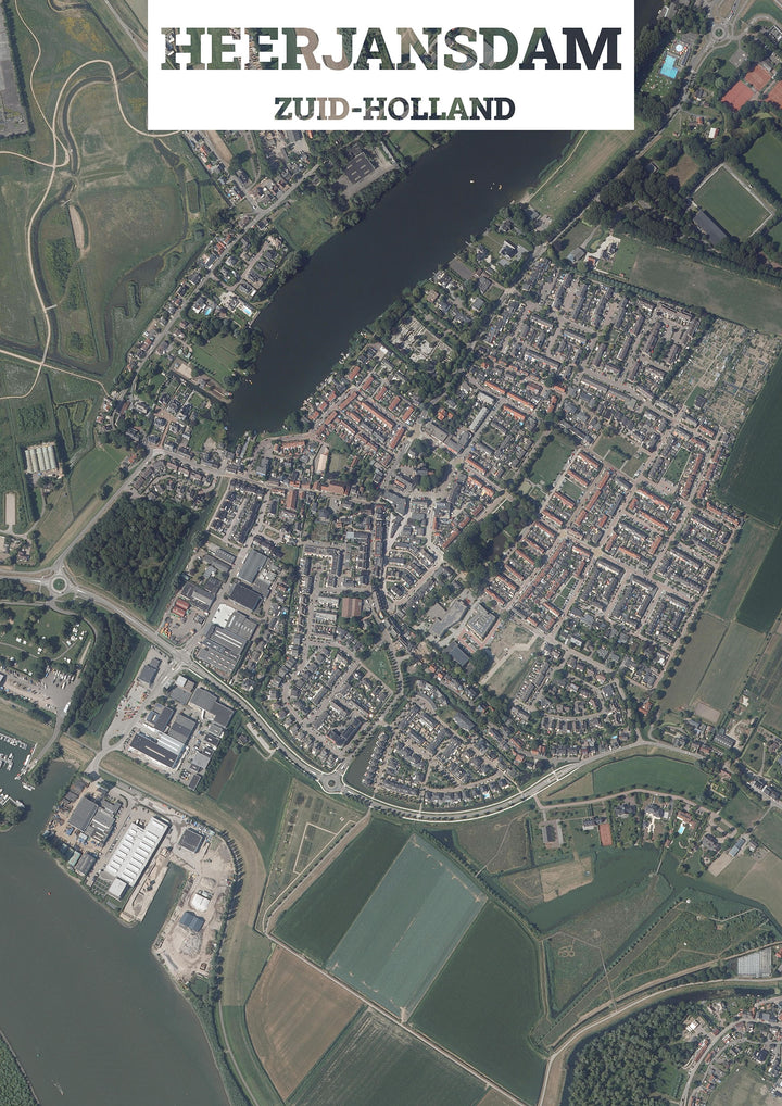 Luchtfoto van Heerjansdam