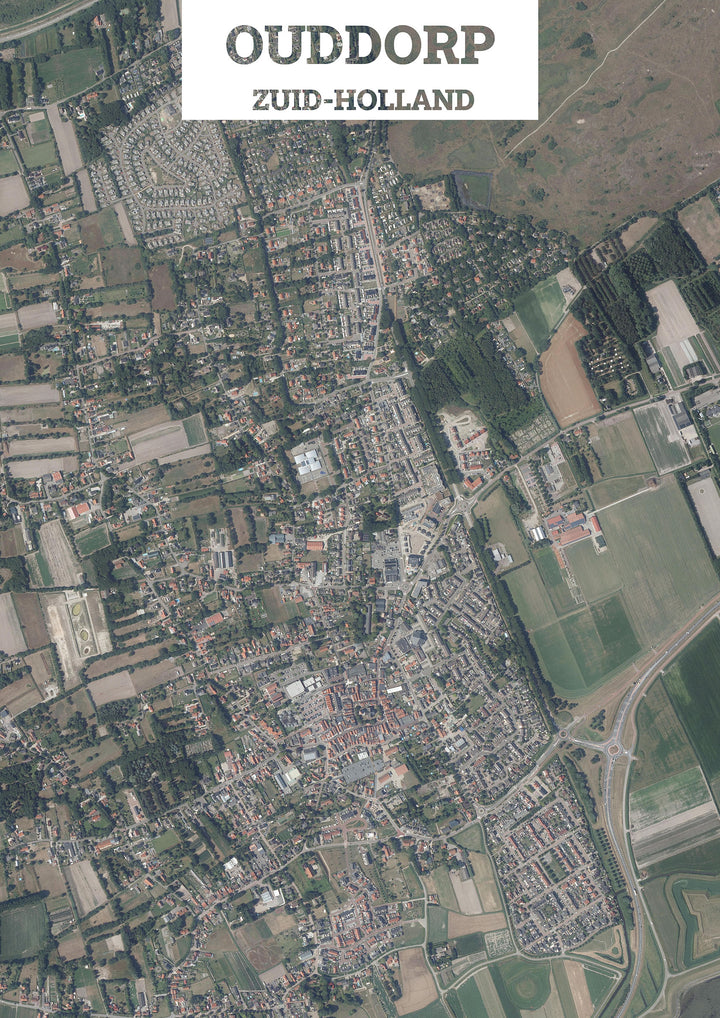 Luchtfoto van Ouddorp