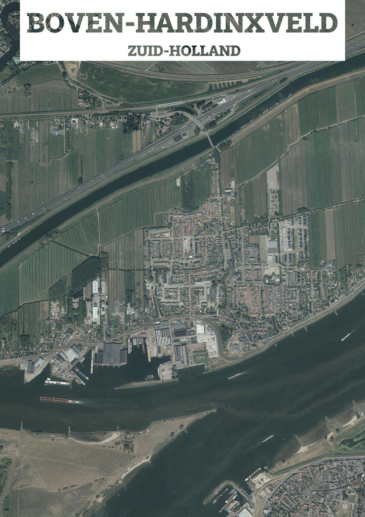 Luchtfoto van Boven-Hardinxveld