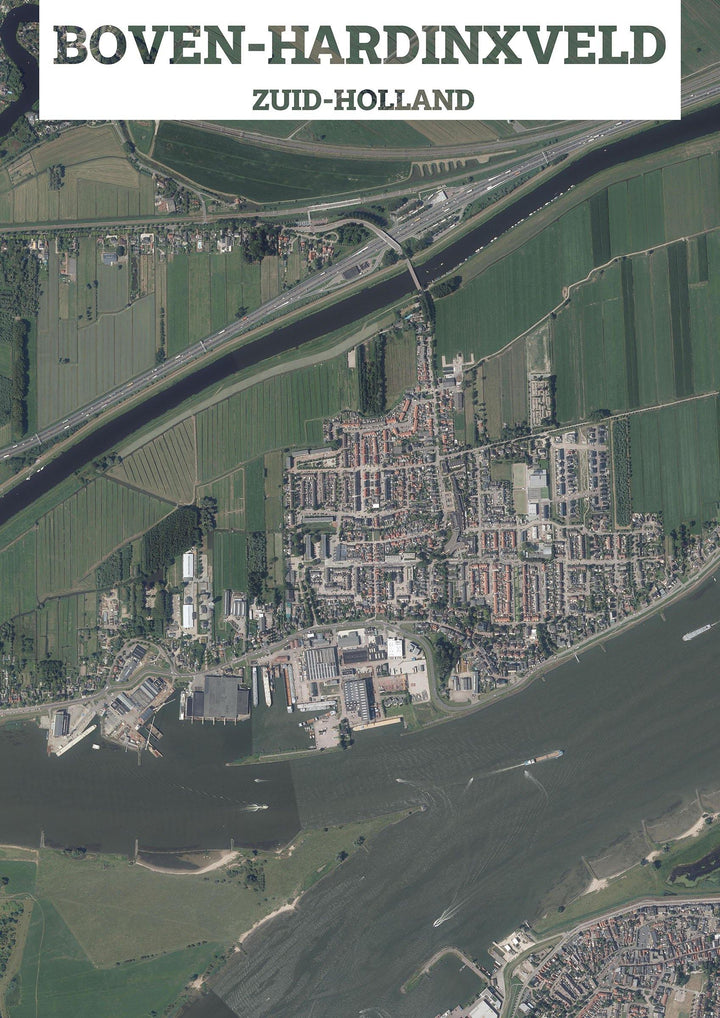 Luchtfoto van Boven-Hardinxveld