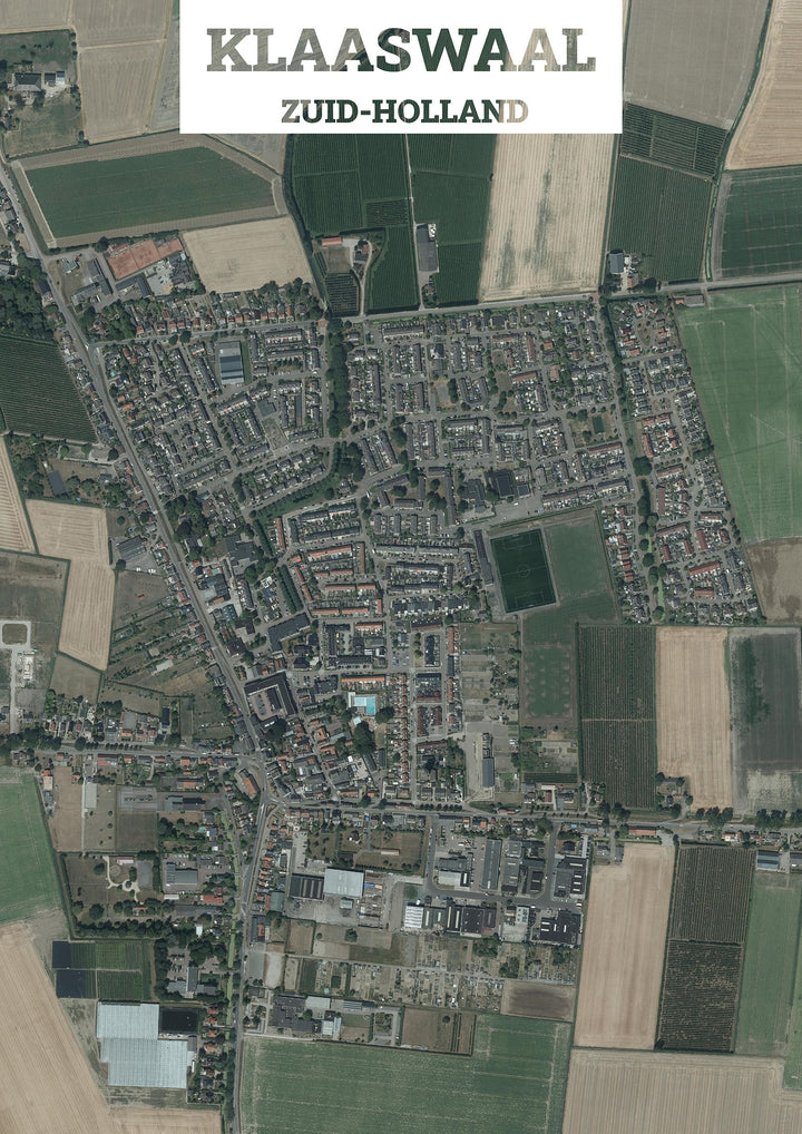 Luchtfoto van Klaaswaal