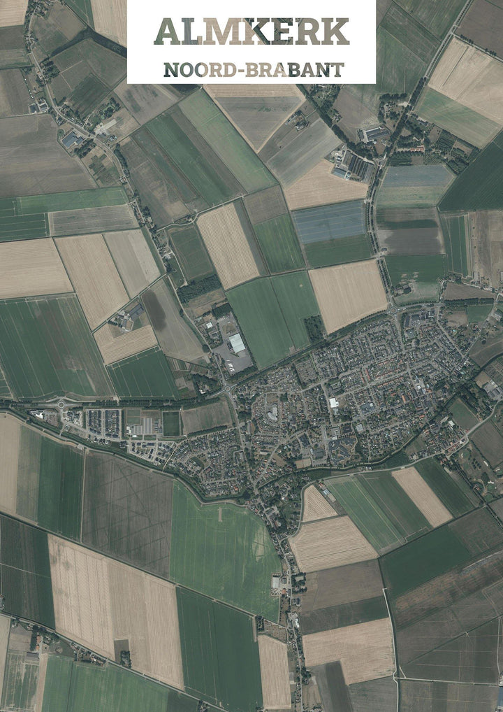 Luchtfoto van Almkerk