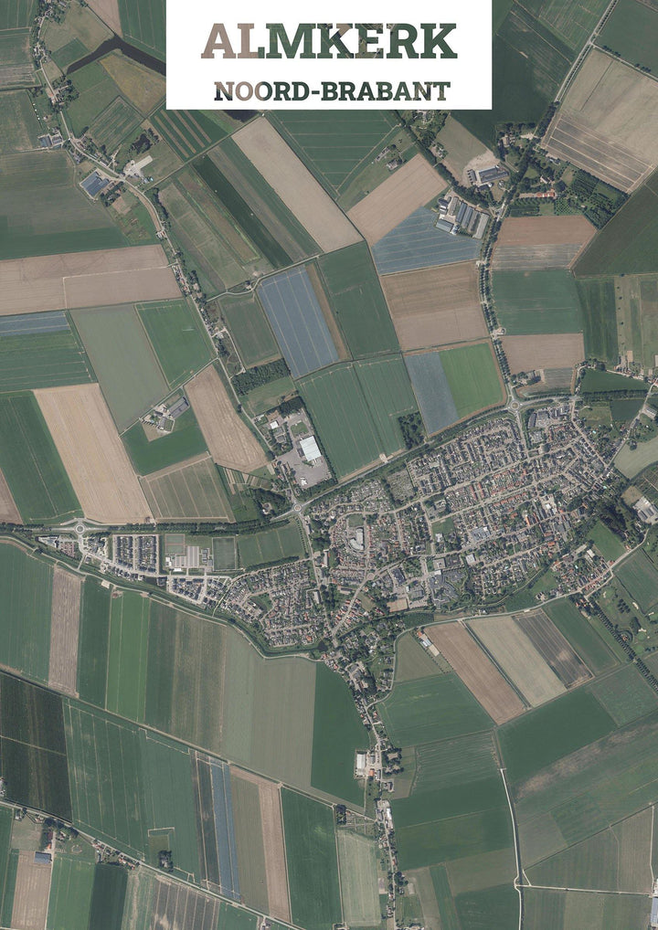 Luchtfoto van Almkerk