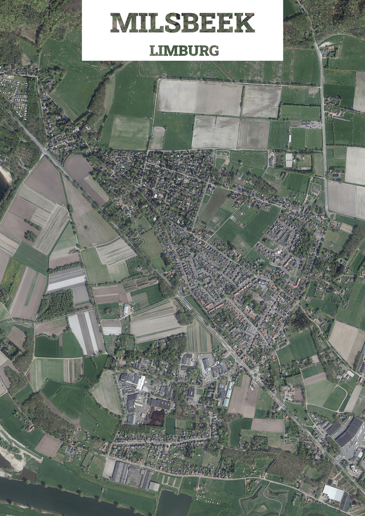 Luchtfoto van Milsbeek