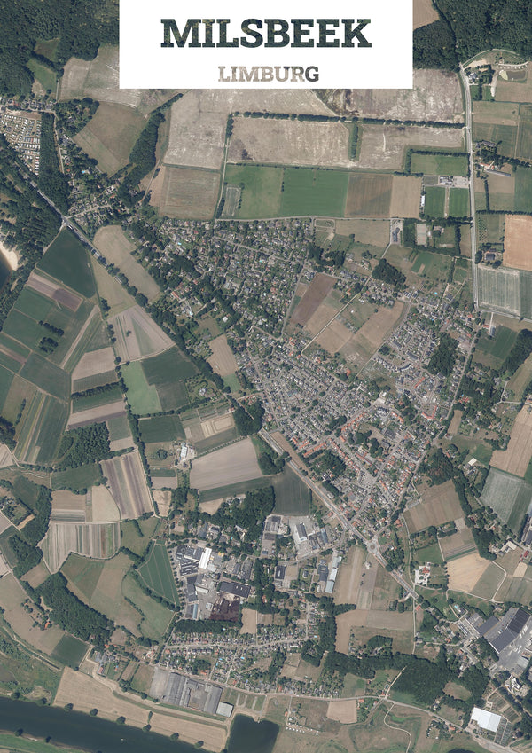 Luchtfoto van Milsbeek