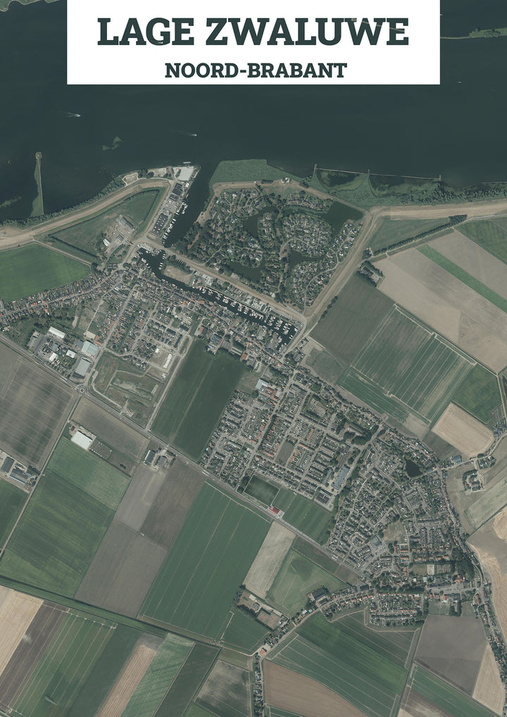 Luchtfoto van Lage Zwaluwe