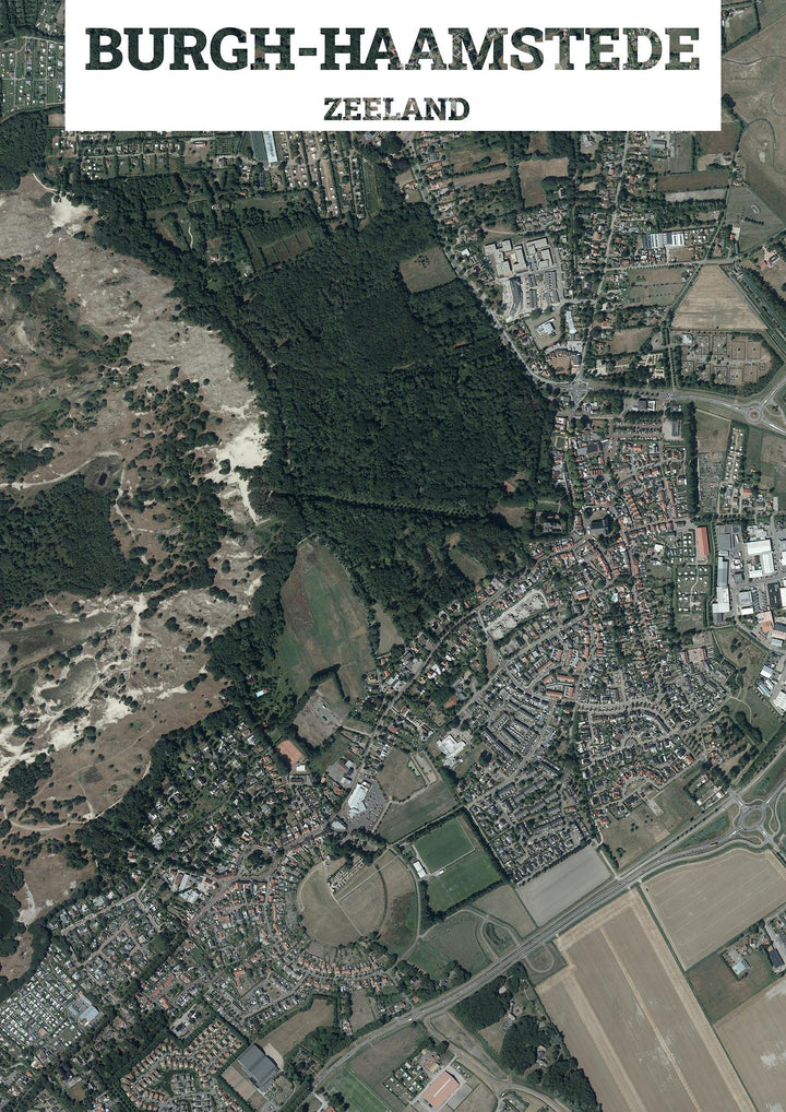 Luchtfoto van Burgh-Haamstede