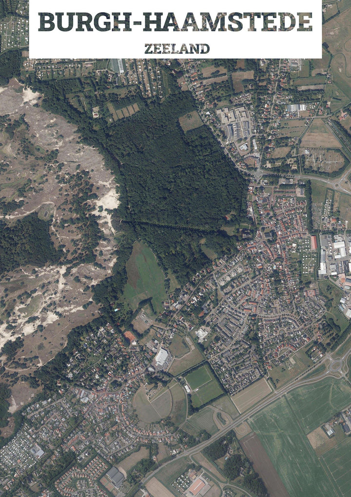 Luchtfoto van Burgh-Haamstede