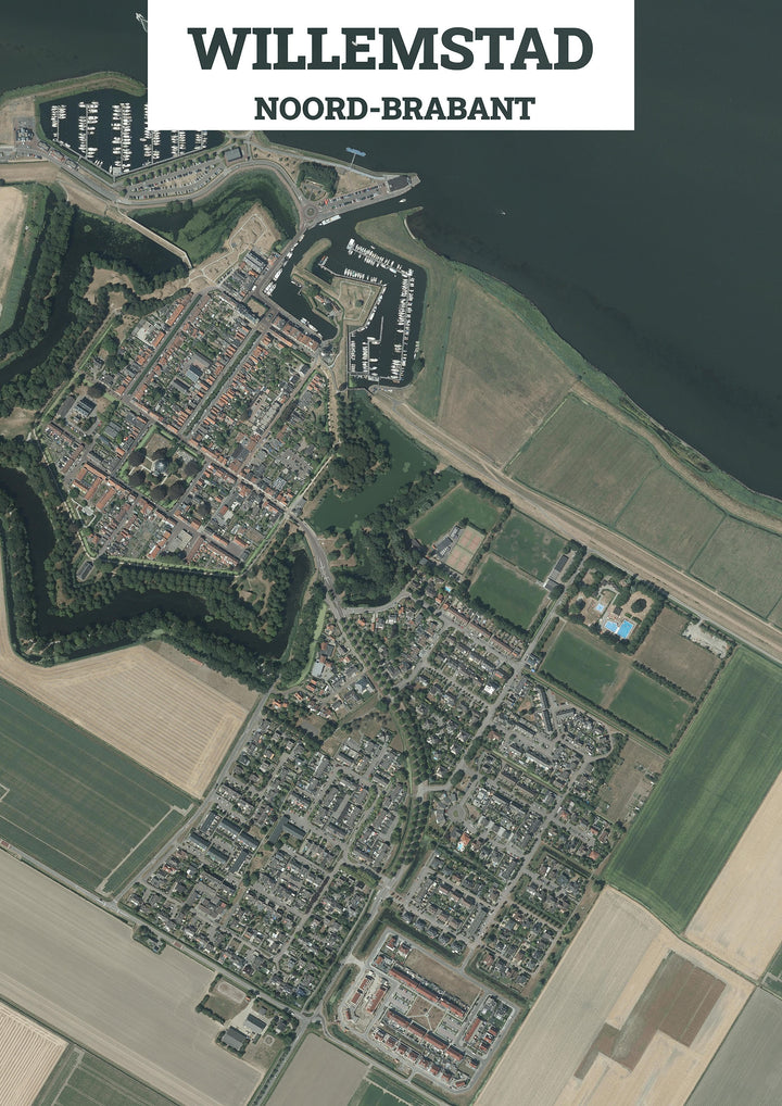 Luchtfoto van Willemstad