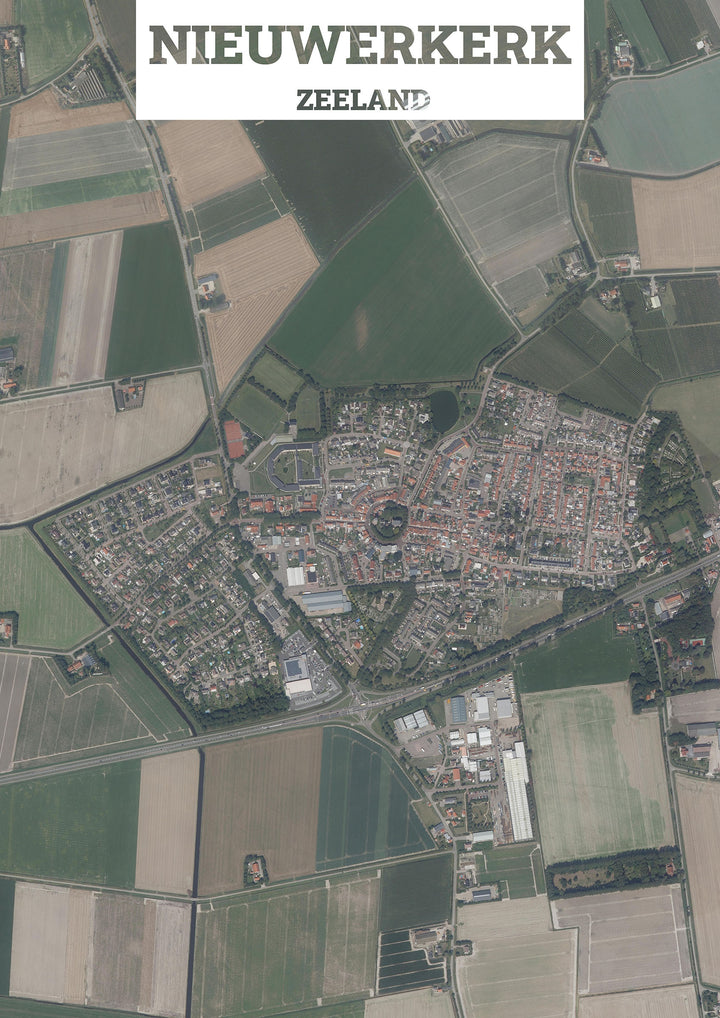 Luchtfoto van Nieuwerkerk