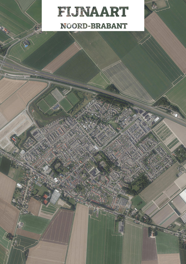 Luchtfoto van Fijnaart