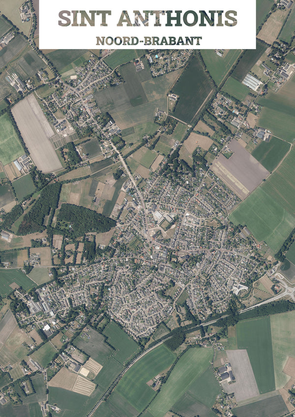 Luchtfoto van Sint Anthonis