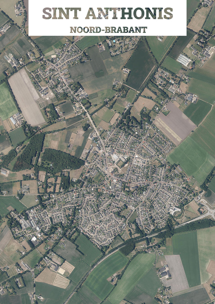 Luchtfoto van Sint Anthonis