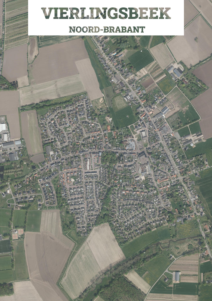 Luchtfoto van Vierlingsbeek