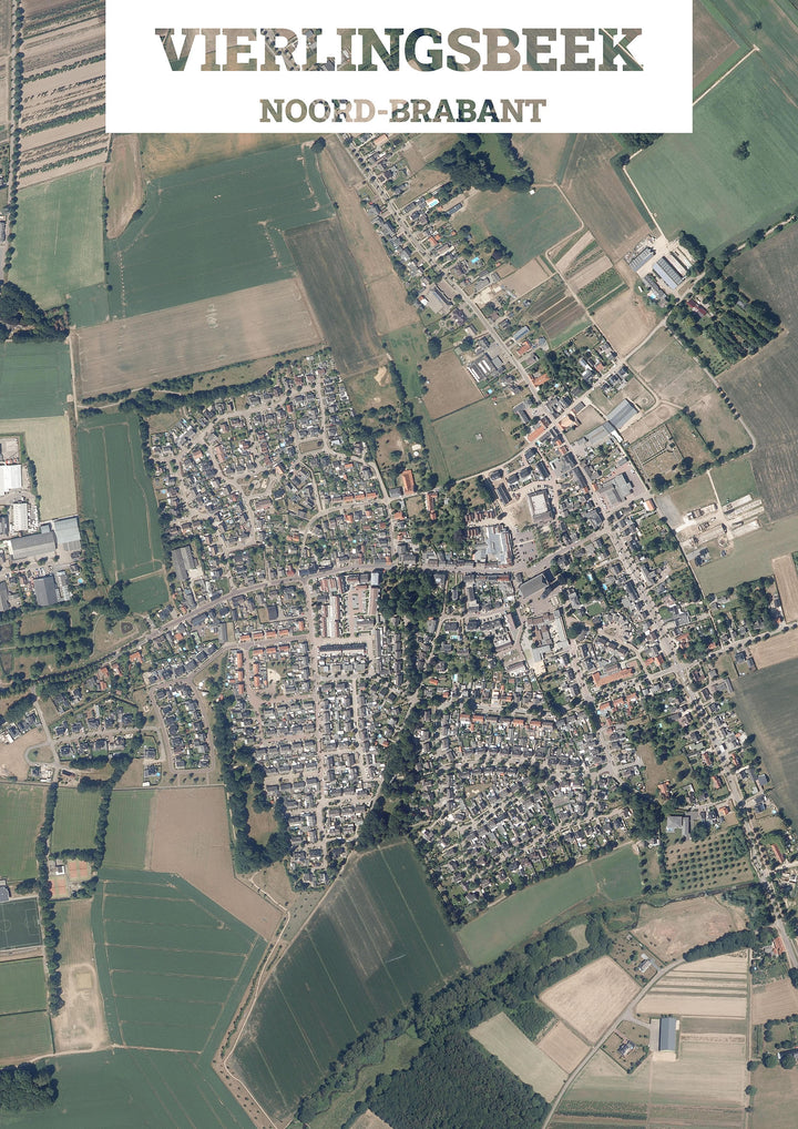 Luchtfoto van Vierlingsbeek